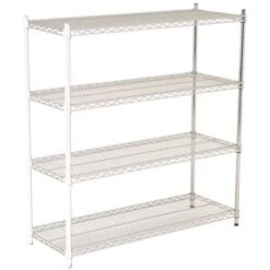 Chrome Wire Shelving Bays -Storage Equipment Store AIG5539343