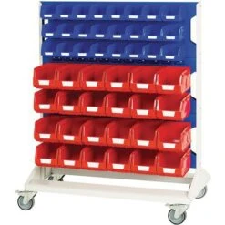 Bott Louvre Panel Trolley With Picking Bins 18 Bott Louvre Panel Trolley With Picking Bins -Storage Equipment Store AIG5785396