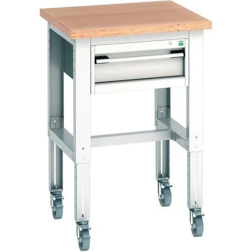 Bott Cubio Mobile Workbench With MPX Worktop HxWxD 840-1140x750x750mm 6 Bott Cubio Mobile Workbench With MPX Worktop HxWxD 840-1140x750x750mm - Image 4