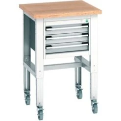 Bott Cubio Mobile Workbench With MPX Worktop HxWxD 840-1140x750x750mm 18 Bott Cubio Mobile Workbench With MPX Worktop HxWxD 840-1140x750x750mm -Storage Equipment Store AIG5841225
