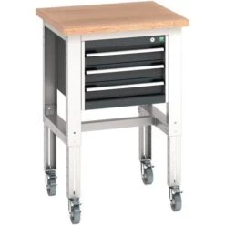 Bott Cubio Mobile Workbench With MPX Worktop HxWxD 840-1140x750x750mm 21 Bott Cubio Mobile Workbench With MPX Worktop HxWxD 840-1140x750x750mm -Storage Equipment Store AIG5841228