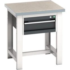Bott Cubio Heavy Duty Industrial Workstand With Lino Worktop HxWxD 840x750x750mm -Storage Equipment Store AIG5841238