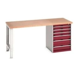 Bott Cubio Heavy Duty Steel Workbench With MPX Worktop HxWxD 940x2000x900mm -Storage Equipment Store AIG5841254