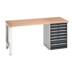 Bott Cubio Heavy Duty Steel Workbench With MPX Worktop HxWxD 940x2000x900mm -Storage Equipment Store AIG5841256