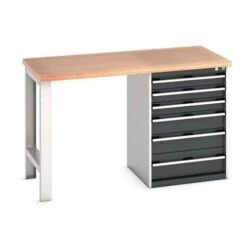 Bott Cubio Heavy Duty Workbench With MPX Worktop HxWxD 940x1500x750mm -Storage Equipment Store AIG5841305