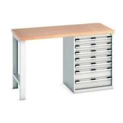 Bott Cubio Heavy Duty Workbench With MPX Worktop HxWxD 940x1500x750mm -Storage Equipment Store AIG5841306