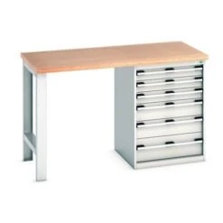 Bott Cubio Heavy Duty Workbench With MPX Worktop HxWxD 940x1500x750mm -Storage Equipment Store AIG5841307