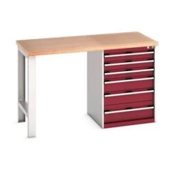 Bott Cubio Heavy Duty Workbench With MPX Worktop HxWxD 940x1500x750mm -Storage Equipment Store AIG5841309