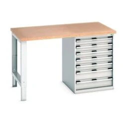 Bott Cubio Heavy Duty Workbench With MPX Worktop HxWxD 940x1500x900mm -Storage Equipment Store AIG5841311