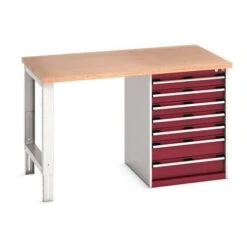 Bott Cubio Heavy Duty Workbench With MPX Worktop HxWxD 940x1500x900mm -Storage Equipment Store AIG5841312