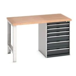 Bott Cubio Heavy Duty Workbench With MPX Worktop HxWxD 940x1500x900mm -Storage Equipment Store AIG5841313