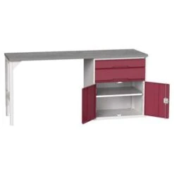 Bott Verso Industrial Workbench With 2 Drawers HxWxD 930x2000x600mm -Storage Equipment Store AIG5841357