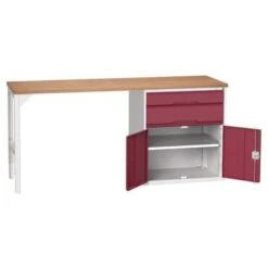 Bott Verso Industrial Workbench With 2 Drawers HxWxD 930x2000x600mm -Storage Equipment Store AIG5841361