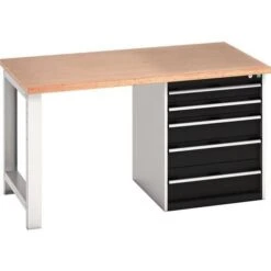 Bott Cubio Heavy Duty Workbench With MPX Worktop & Drawers HxWxD 840x1500x900mm -Storage Equipment Store AIG5931658