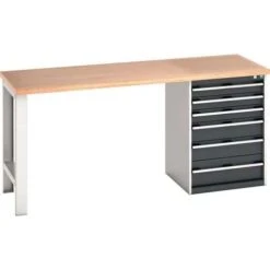 Bott Cubio Heavy Duty Workbench With MPX Worktop HxWxD 940x2000x750mm -Storage Equipment Store AIG5931668