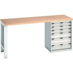 Bott Cubio Heavy Duty Workbench With MPX Worktop HxWxD 940x2000x750mm -Storage Equipment Store AIG5931669