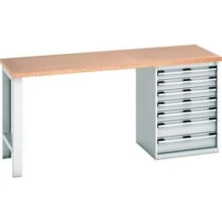 Bott Cubio Heavy Duty Workbench With MPX Worktop HxWxD 940x2000x750mm -Storage Equipment Store AIG5931672