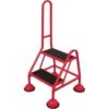 Mobile Warehouse Step Ladders With Handle And Anti-Slip Steps -Storage Equipment Store AIG5972035