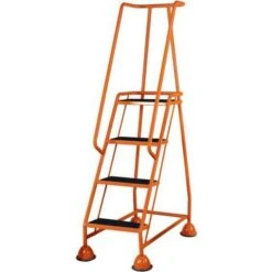 Mobile Anti-Slip Step Ladders With Domed Feet -Storage Equipment Store AIG5972067