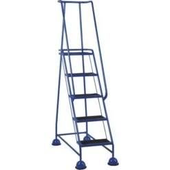Mobile Anti-Slip Step Ladders With Domed Feet -Storage Equipment Store AIG5972069
