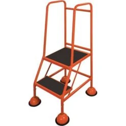 Mobile Anti-Slip Step Ladders With Domed Feet - Large Classic Plus -Storage Equipment Store AIG5972085