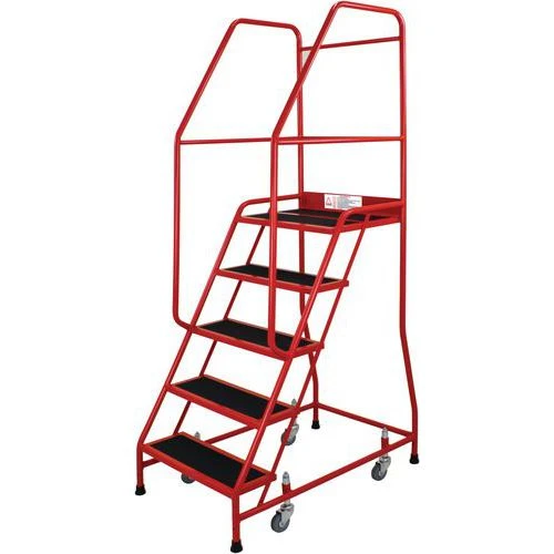 Industrial Step Ladders With Wheels And Anti-Slip Steps 5 Industrial Step Ladders With Wheels And Anti-Slip Steps - Image 3