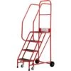 Warehouse Step Ladders With Anti-Slip Steel Steps