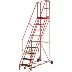 Warehouse Step Ladders With Anti-Slip Steel Steps -Storage Equipment Store AIG5972105