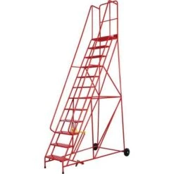Step Ladders - Industrial & Mobile - Punched Metal Steps - Set Heights -Storage Equipment Store AIG5972116