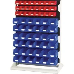 Bott Double-sided Louvre Panel Racks - 1450mm High -Storage Equipment Store AIG6031730
