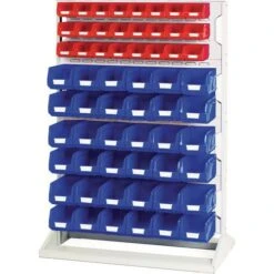 Bott Double-sided Louvre Panel Racks - 1450mm High -Storage Equipment Store AIG6031733