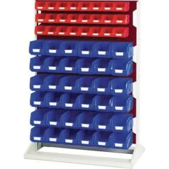 Bott Double-sided Louvre Panel Racks - 1450mm High -Storage Equipment Store AIG6031735