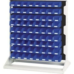Bott Single-sided Louvre Panel Racks - 1125mm High -Storage Equipment Store AIG6031751