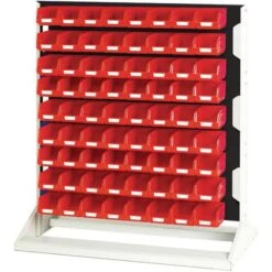 Bott Single-sided Louvre Panel Racks - 1125mm High -Storage Equipment Store AIG6031752