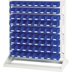 Bott Single-sided Louvre Panel Racks - 1125mm High -Storage Equipment Store AIG6031754