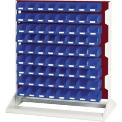 Bott Single-sided Louvre Panel Racks - 1125mm High -Storage Equipment Store AIG6031756