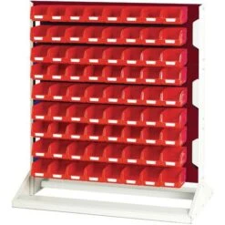 Bott Single-sided Louvre Panel Racks - 1125mm High -Storage Equipment Store AIG6031757