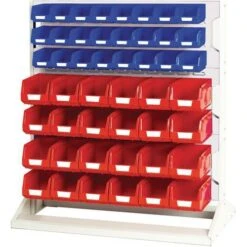 Bott Single-sided Louvre Panel Racks - 1125mm High -Storage Equipment Store AIG6031758