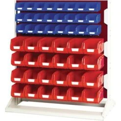 Bott Single-sided Louvre Panel Racks - 1125mm High -Storage Equipment Store AIG6031759