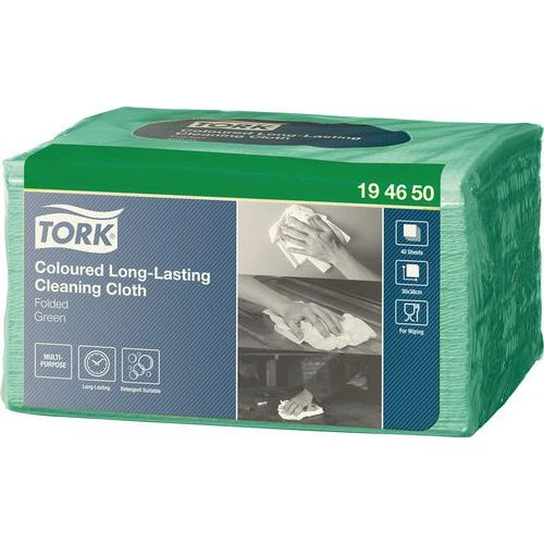 Tork Coloured Cleaning Cloth - Pack Of 40 7 Tork Coloured Cleaning Cloth - Pack Of 40 - Image 5