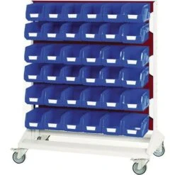 Bott Louvre Panel Trolley With Picking Bins 22 Bott Louvre Panel Trolley With Picking Bins -Storage Equipment Store AIG6529884