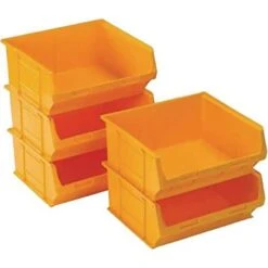 TC6 Storage Stacking Bins - Pack Of 5 28.3L Bins - H182xW420xD375mm 16 TC6 Storage Stacking Bins - Pack Of 5 28.3L Bins - H182xW420xD375mm -Storage Equipment Store AIG7454805