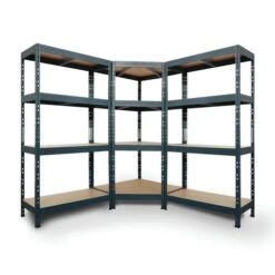 Rapid 3 Pro Corner Shelving Bay - 1800h With 5 Shelves -Storage Equipment Store AIG8002962