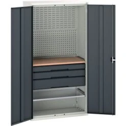 Bott Verso Multi Drawer/Shelves Mini Workshop Cupboard HxW 2000x1050mm -Storage Equipment Store AIG9164101