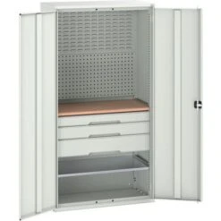 Bott Verso Multi Drawer/Shelves Mini Workshop Cupboard HxW 2000x1050mm -Storage Equipment Store AIG9164102