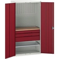 Bott Verso Multi Drawer/Shelves Mini Workshop Cupboard HxW 2000x1050mm -Storage Equipment Store AIG9164103