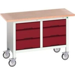 Bott Verso Mobile Workbench With Storage HxWxD 830x1250x600mm -Storage Equipment Store AIG9206903