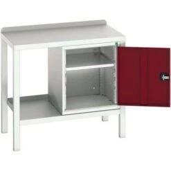 Bott Verso Heavy Duty Workbench Steel Top & Cupboard 910x1000x600mm -Storage Equipment Store AIG9207743